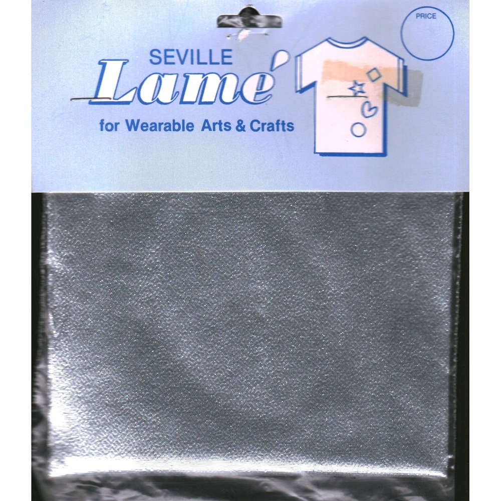 Seville Lame Silver Metallic Fabric 8.5 x 36 Wearable Arts Crafts 04640-0000-127